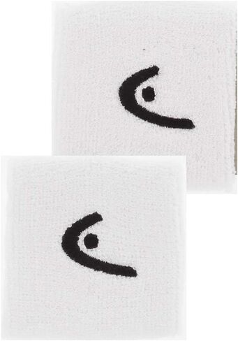 Head 2.5 Inch Tennis Wristband 2 Pack White (White) in Saudi Arabia