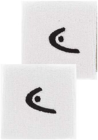 Head 2.5 Inch Tennis Wristband 2 Pack White (White) in Saudi Arabia