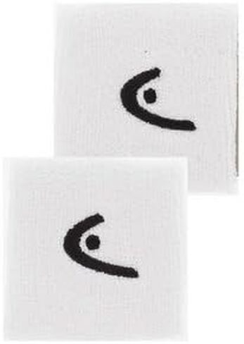 Head 2.5 Inch Tennis Wristband 2 Pack White (White) in Saudi Arabia