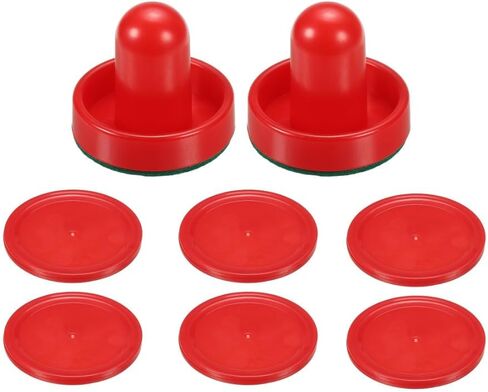 دافعات الهوكي الهوائي وكرات الهوكي الهوائية، مجاذيف هوكي الهواء، مقابض المرمى، ملحقات استبدال مجاذيف لطاولات الألعاب هوكي الهواء (عبوتان من أدوات الدفع، عبوتان من كرات الصولجان مقاس 3.25 بوصة، 4 عبوات من كرات الصولجان مقاس 2.5 بوصة) in Kuwait