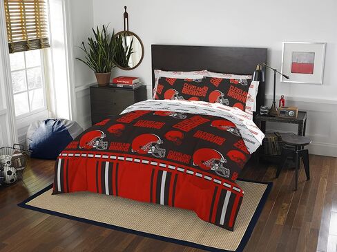 Northwest NFL Cleveland Browns Unisex-Adult Bed in a Bag Set, Queen, Rotary in Saudi Arabia