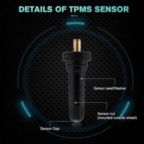 100 PCS 20008 TPMS Snap-in Tire Pressure Sensor Valve Stem for 2005-2016 Dodge Chevy Ford VW Subaru Buick GMC Chrysler Jeep Cadillac Pontiac Lincoln RAM Saturn Mercury Suzuki 17-20008 20018 in Saudi Arabia