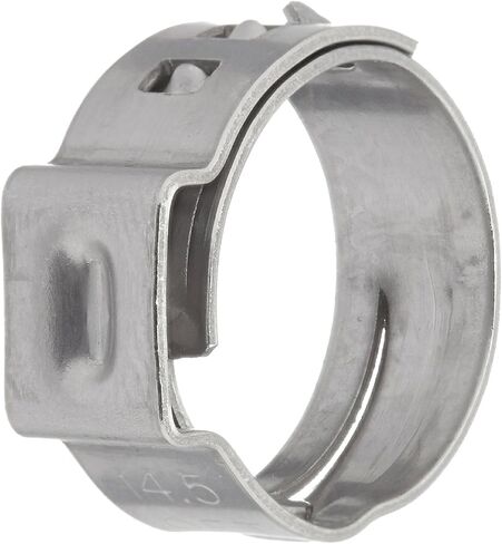 Oetiker Stepless Oetiker 16700013 مشبك أذن بدون خطوات، أذن واحدة، نطاق معرف المشبك 12 مم (مغلق) - 14.5 مم (مفتوح) (عبوة من 25 قطعة) in Kuwait