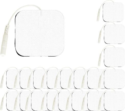 وسادات بديلة عالمية لرقع القطب الكهربائي مع أداء ذاتي اللصق لوحدة العشرات المتوافقة مع موصل دبوس 2.0 مم، 20 قطعة/حقيبة (4 سم × 4 سم) in Kuwait