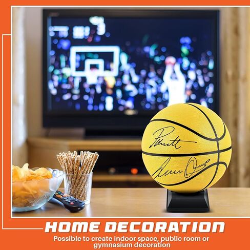 Hiboom Autograph Football with Acrylic Display Stand Air Pump Blank Gold Football for Trophy Anniversary High School College Coaching Gift Award Championship Party in Saudi Arabia