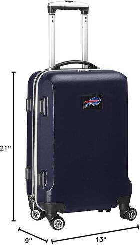 Denco NFL Arizona Cardinals Carry-On Hardcase Spinner, Navy in Saudi Arabia