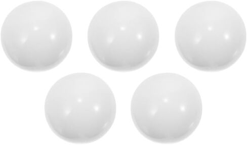 Toyvian 5pcs 12mm Roulette Balls Roulette Wheel Beads Acrylic Roulette Game Beads Replacement Roulette Accessories for 8-12 Inch Roulette Wheel White in Saudi Arabia