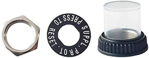 11 Amp 98 Series Quick Connect Terminals Push-to-Reset Thermal Circuit Breaker with Transparent Waterproof Button Dust Cover (1-Pack) in Saudi Arabia