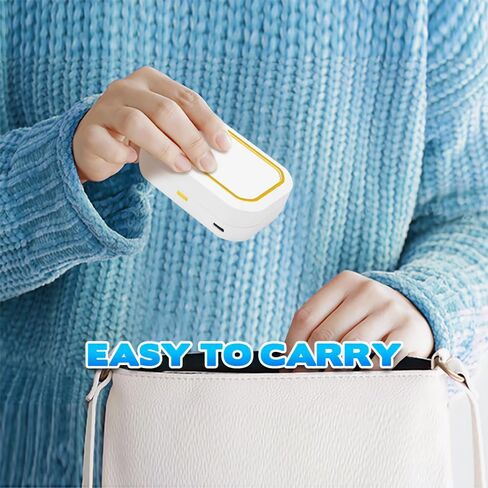 آلة تنظيف العدسات اللاصقة، منظف العدسات اللاصقة بالموجات فوق الصوتية المحمول مع 4 أوضاع توقيت، اهتزاز عالي التردد 360 درجة لتنظيف العدسات الناعمة، العدسات اللاصقة الملونة (الأبيض إلى الأزرق) in Kuwait