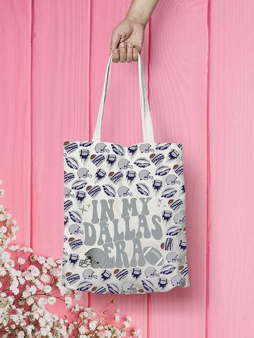 VAMSII In My Dallas Era Tote Bag Dallas Football Gift American Sunday Football Gift For Fans in Kuwait