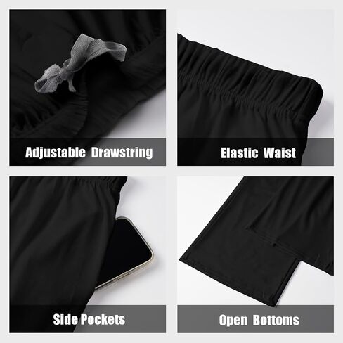 Mens Cotton Yoga Pants Home Trousers Running Bodybuilding Casual Pants Joggers Lightweight Sweatpants in Saudi Arabia