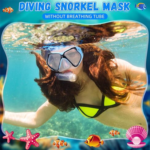 Flutesan 2 Pcs Adult Swim Goggles with Nose Cover Diving Mask with Fabric Strap Diving Goggles Swim Goggles Snorkel Diving Mask Snorkeling Gear in Saudi Arabia