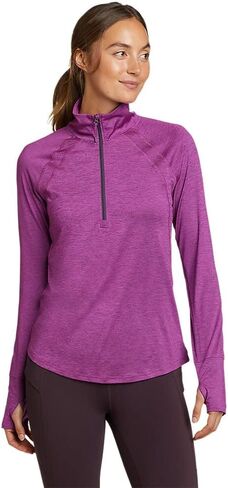 Eddie Bauer Women's Regular Ls Reso 1/4 Zip in Saudi Arabia