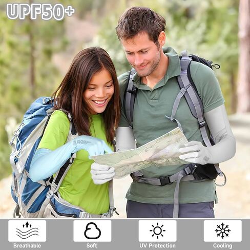 3 Pairs UV Long Sun Gloves Women Touchscreen Driving Full Finger Protective Arm Gloves UPF 50+ for Outdoor Sports in Saudi Arabia