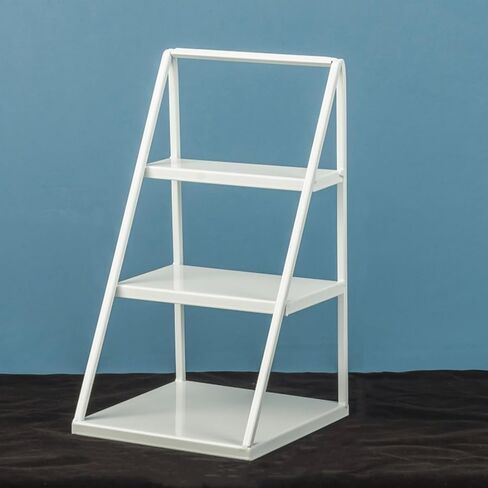 Trapezoid Metal Cake Rack Dessert Candy Fruit Display Rack Cupcake Service Tower Wedding Birthday Party Celebration Family Decoration Cold Meal Coffee Break Set Cake Snack Plate Afternoon Tea (gold) in Saudi Arabia