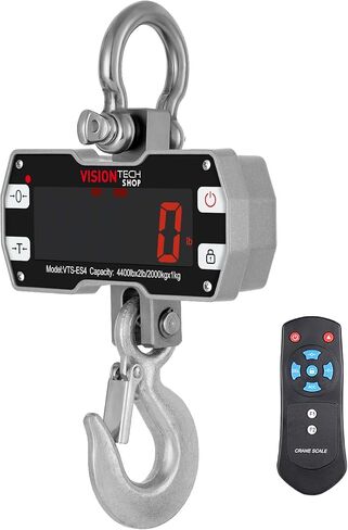 مقياس الرافعة الرقمي، VTS-CS4 2200lb/1000kg ميزان صناعي معلق عالي التحمل مع جهاز تحكم عن بعد، شاشة LCD كبيرة، إضاءة خلفية للمزرعة، المصنع، البناء in Kuwait