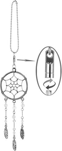 قلادة Dream Catchers Car Charm مصنوعة يدويًا وقابلة للدوران مع خرز بألوان مختلطة in Kuwait