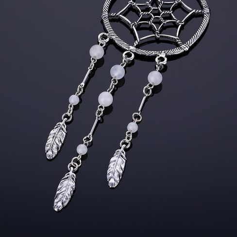 قلادة Dream Catchers Car Charm مصنوعة يدويًا وقابلة للدوران مع خرز بألوان مختلطة in Kuwait