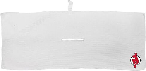 Team Golf NHL NHL Microfiber Towel - 16" X 40" (White) with Carabiner Clip, Premium Microfiber with Deep Waffle Pockets- Superior Water Absorption and Quick Dry Golf Cleaning Towel in Saudi Arabia