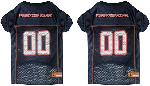 Pets First NCAA College Illinois Fighting Illini Mesh Jersey for Dogs & Cats, Size XX-Large, Licensed Dog Jersey with Your Favorite Football/Basketball College Team in Saudi Arabia