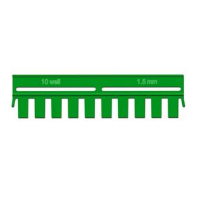 MUHWA Electrophoresis Combs, 10 Wells Combs for Protein Vertical Electrophoresis Cell Gel System, Use with 1.5 mm Glass Plates, Pack of 5