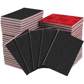 20 Pcs 3 x 4 Inch 3000 Grit Sanding Sponge Set, Ultra Fine Sanding Sponges Pads, Soft Foam Hand Sander Block Wet Dry Sandpaper for Model Drywall Metal Wood Furniture Polishing
