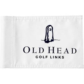 Old Head Golf Links Golf Pin PGA Flag Practic Putting Green Golf Flag For Backyard Garden Double-Sewn 600D Nylon Miniature Pin Flag (20"X13" Grommet)
