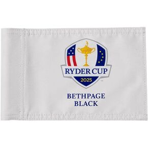 2025 Bethpage Black Golf Pin Flag Practic Putting Green Golf Flag for Backyard Garden Double-Sewn 600D Nylon Miniature Pin Flag (20"x13"Grommet (18))