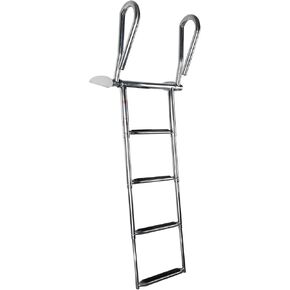 Amarine Made Boat Ladder Stainless Steel Telescoping Ladder Swim Step for Dock, Marine Pontoon/Yacht/Swimming Pool