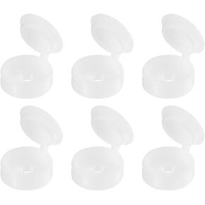 uxcell 200pcs Screw Cover Caps, 3mm Plastic Hinged Screw Caps Fold Screw Snap Covers for Covering Screw Head (Black) in Kuwait