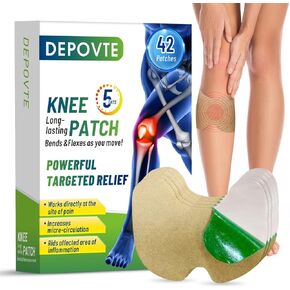 42PCS Knee Patches,Knee Relief Patch, of Knee Patch for Knee, Back, Neck, Shoulder…