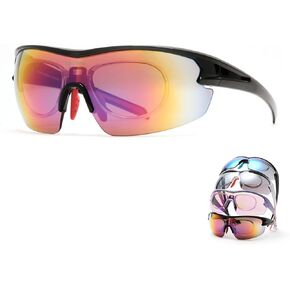 Cycling Uv Protection Sunglasses With Anti-Fog Lenses