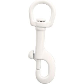 VBESTLIFE Eye Snap Hooks, Powerful Rebound Spring Resistant Single Ended Snap Hook for Diving