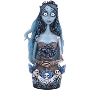 Nemesis Now Official Corpse Bride Emily Bust, 29.3cm, Resin, Blue, Officially Licensed Corpse Bride Merchandise, Collectible Emily The Corpse Bride Bust, Cast in The Finest Resin, Hand-Painted