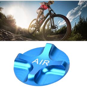 Rockshox Air Valve, Headset, Aluminium Alloy Suspension Fork Front Fork Airtight Valve Cover Bike Axxessory (Blue)