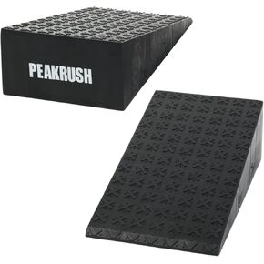 2 Pcs Versatile Squat Wedge Block for Heel Elevated Squat, Heavy-Duty Calf Stretcher Slant Board to Enhance Mobility, Balance & Strength Performance