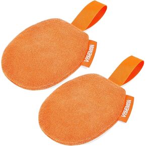 VISEMAN Bowling Grip Bag 2PCS, Microfiber Bowling Powder Bag, Hands Drying Bowling Grip Sack