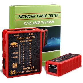 جهاز اختبار الكابل المحوري (محوري) المحمول BNC F-Style RJ45 جهاز فحص كابل استمرارية إيثرنت in Kuwait
