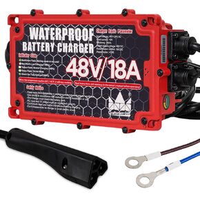 CRAFTSMAN GOLF 48 Volt 18 Amp Golf Cart Battery Charger for 48V EZGO TXT & RXV Onboard Golf Cart Charger with 3-Pin Handle Plug
