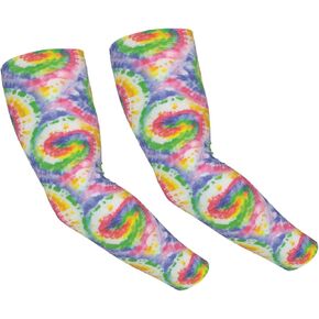 Tie Dye Sun Protection Arm Sleeves Cooling Compression Sleeves for Men & Women