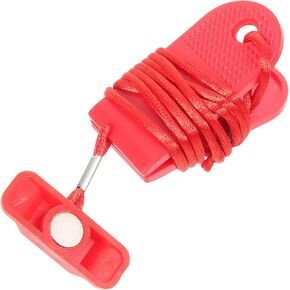 balacoo Treadmill Magnet Safety Key Safety Clip for Treadmill Replacement Treadmill Safety Lock Universal Treadmill Key for Most Treadmill, 5.7x3.8cm, Red, 8POUZ113115ZZGU