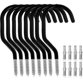 16-Pack Heavy Duty Bike Hook, Loading Capacity 100 LBS, 6 inch, Bike Hooks for Garage Wall and Garage Ceiling