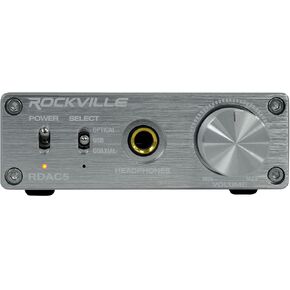 Rockville RDAC5B DAC Digital to Analog Converter USB/Optical/RCA/Headphone Amp