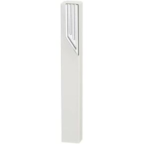 Aluminum Mezuzah 12cm / Modern White