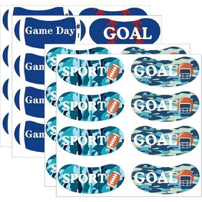 Eye Black Stickers for Sports,Eye Strips Sports Eye Stickers- Customizable Eye Strips Baseball Football Softball Face Eyeblack Stickers for Sport Game Day Themed Birthday Party Supplies 80 Pairs