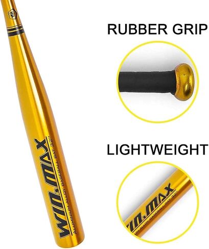WIN. MAX Youth Baseball Bat | Self-Defense Softball Bat Home Lightweight | Youth T-Ball Bat | Aluminum Alloy 32 inch | 32" Metal Baseball Bats | 1 Pc. Aluminum in Saudi Arabia