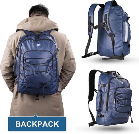 HUNTVP Bike Bag Bike Pannier Bag 3 in 1 Rack Saddle Bag Backpack Rear Seat Bag Shoulder Bag Laptop Pannier Cargo Rack Bicycle Bag with Rain Cover in Saudi Arabia