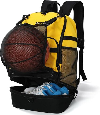 MIER Basketball Backpack Bags Sports Gym Backpacks with Shoe Compartment and Ball Holder for Adult Men Large Soccer Bag in Saudi Arabia
