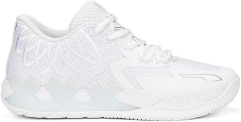 Puma Womens Mb.01 Lo Basketball Sneakers Shoes - White - Size 12 M in Saudi Arabia