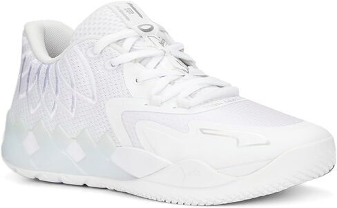 Puma Womens Mb.01 Lo Basketball Sneakers Shoes - White - Size 12 M in Saudi Arabia